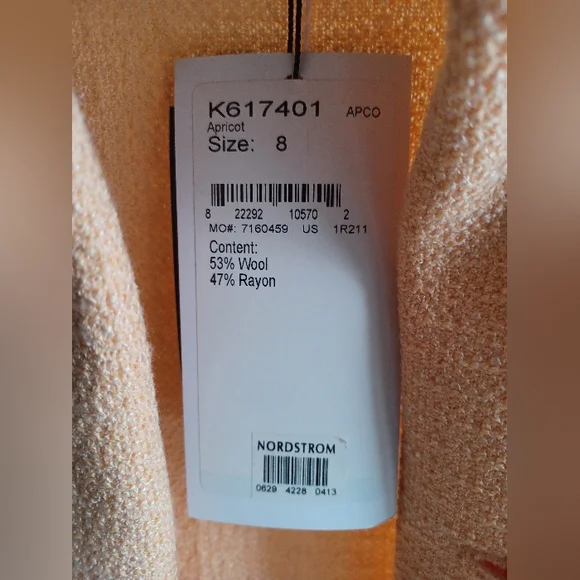 St John Peach Knit Jacket - Picture 5 of 7